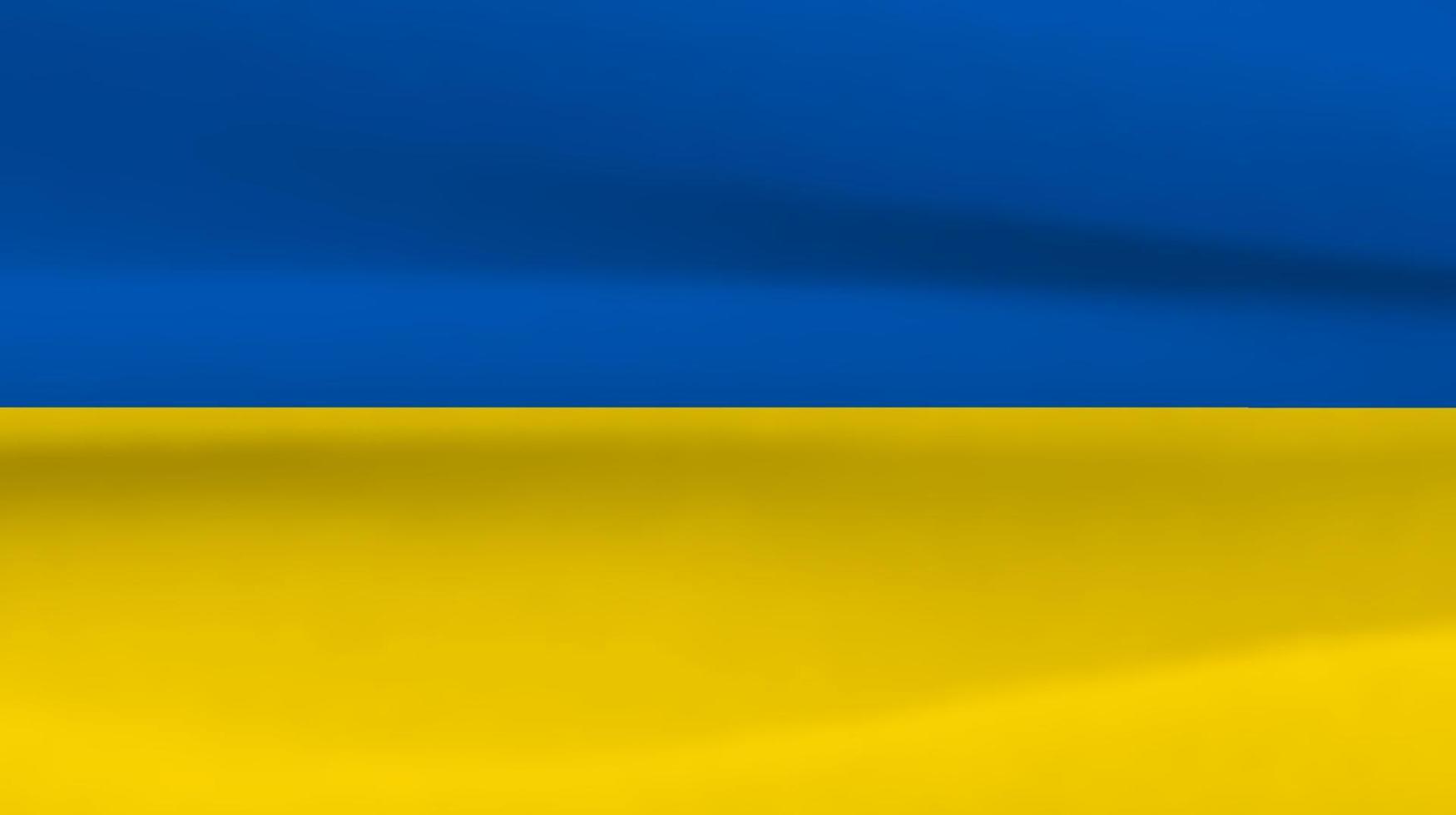 drapeau national ukrainien vecteur