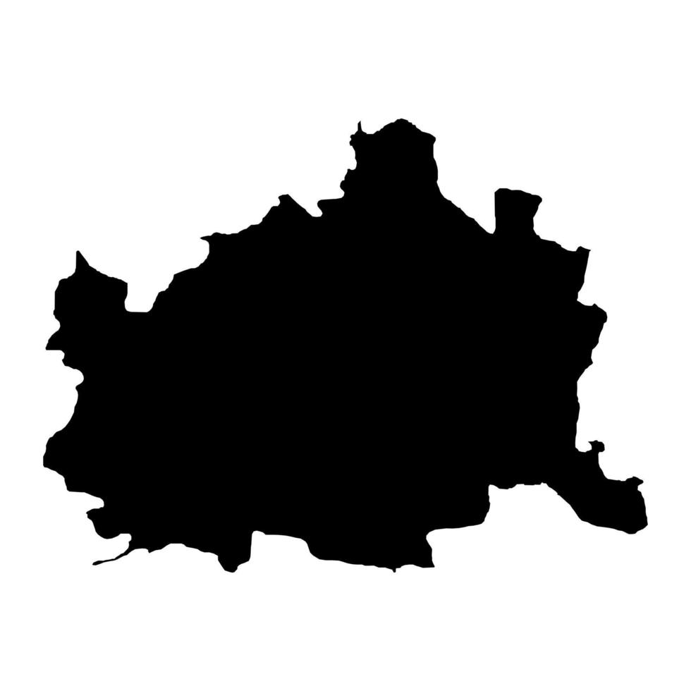 Vienne carte de L'Autriche. vecteur illustration.