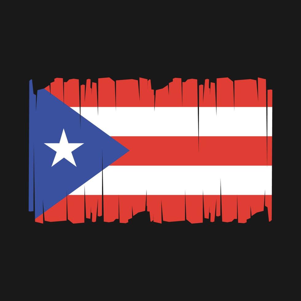 puerto rico drapeau vecteur illustration