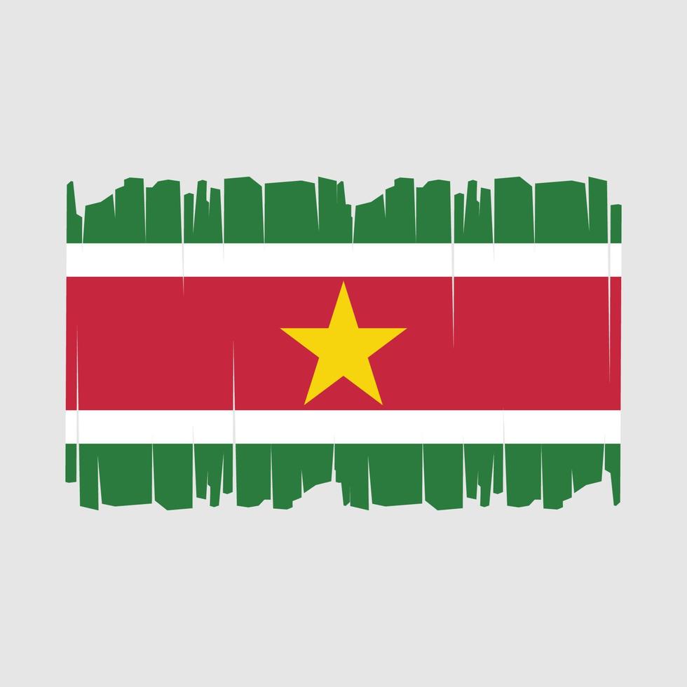 suriname drapeau vecteur illustration