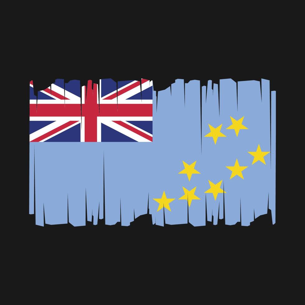 Tuvalu drapeau vecteur illustration