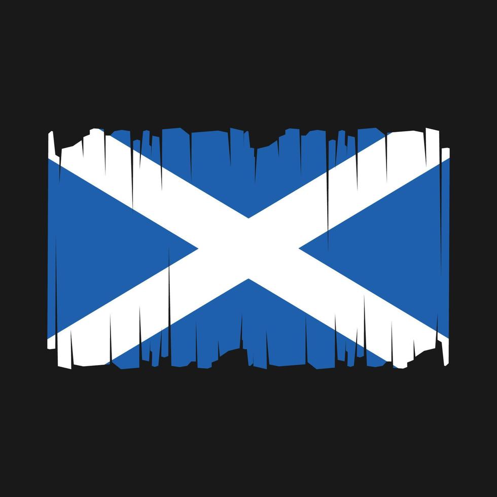 Écosse drapeau vecteur illustration