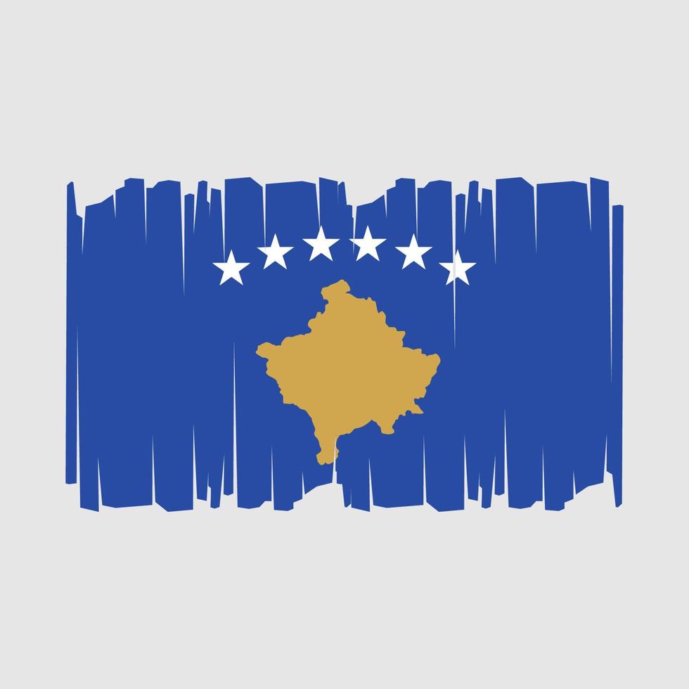 kosovo drapeau vecteur illustration