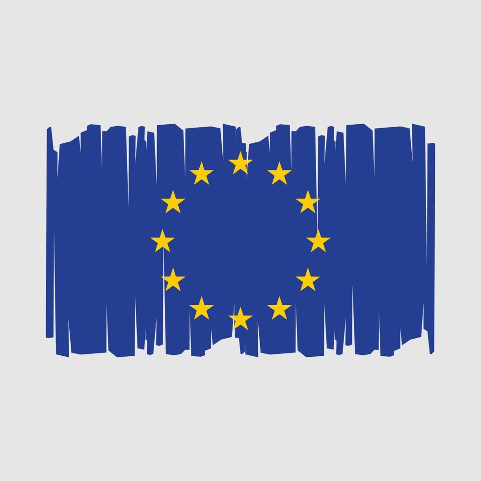 européen drapeau vecteur illustration