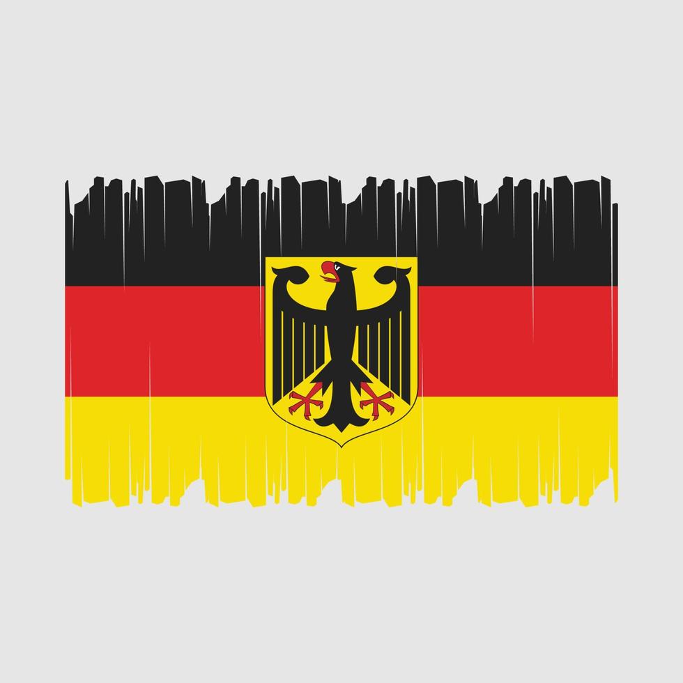 illustration vectorielle de drapeau allemagne vecteur