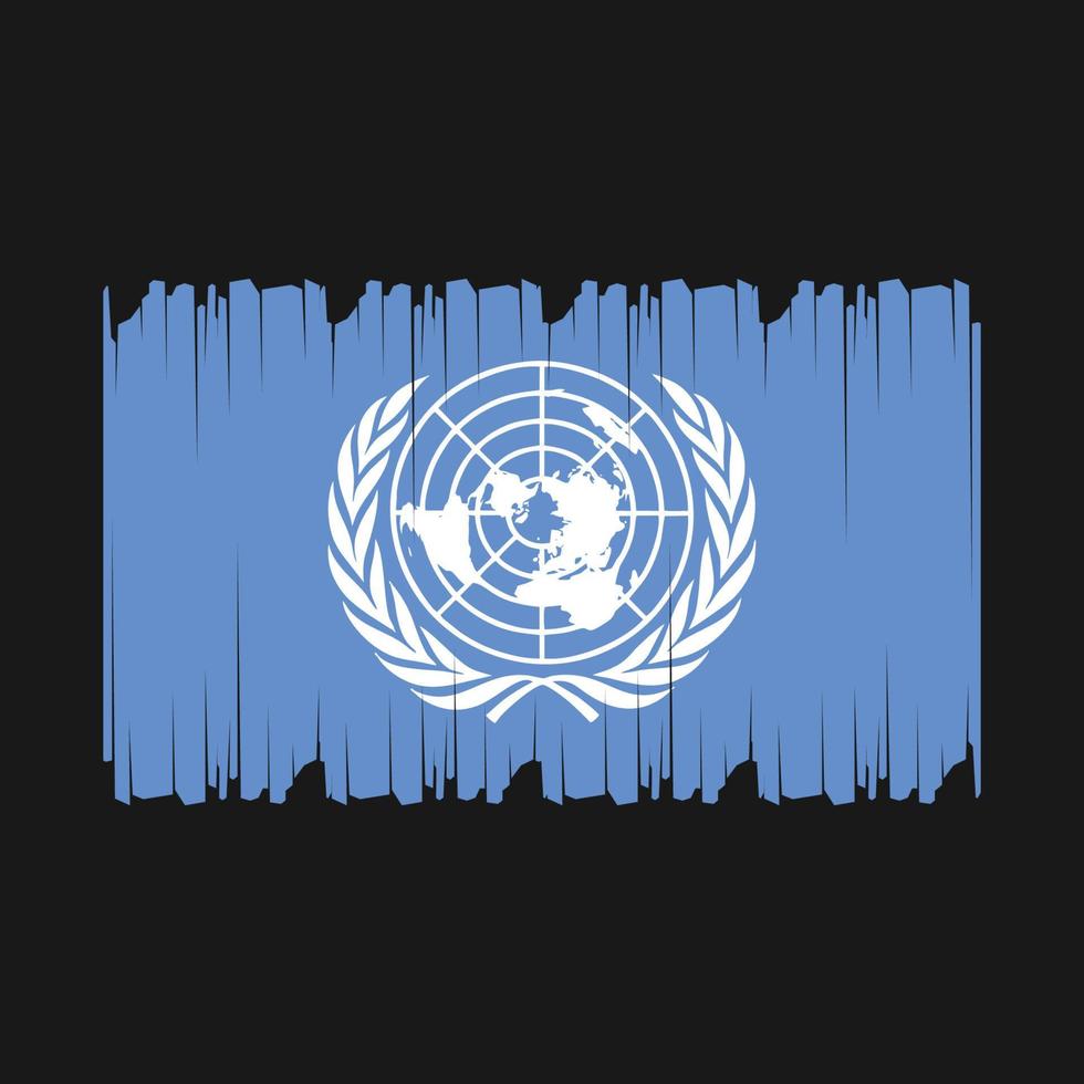 uni nations drapeau vecteur illustration
