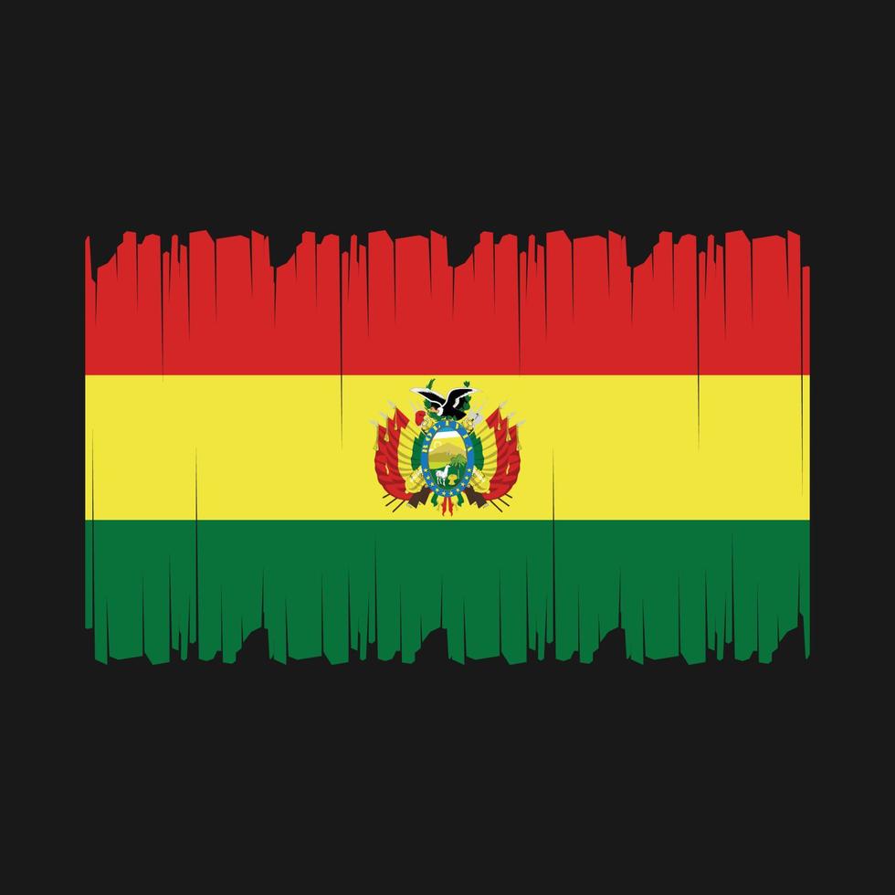 Bolivie drapeau vecteur illustration