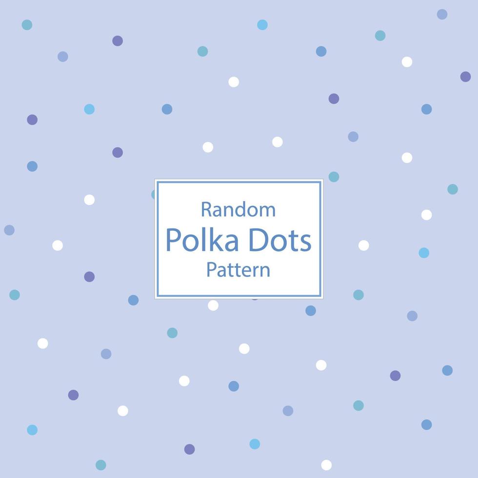 sans couture bleu et blanc Aléatoire polka points modèle vecteur