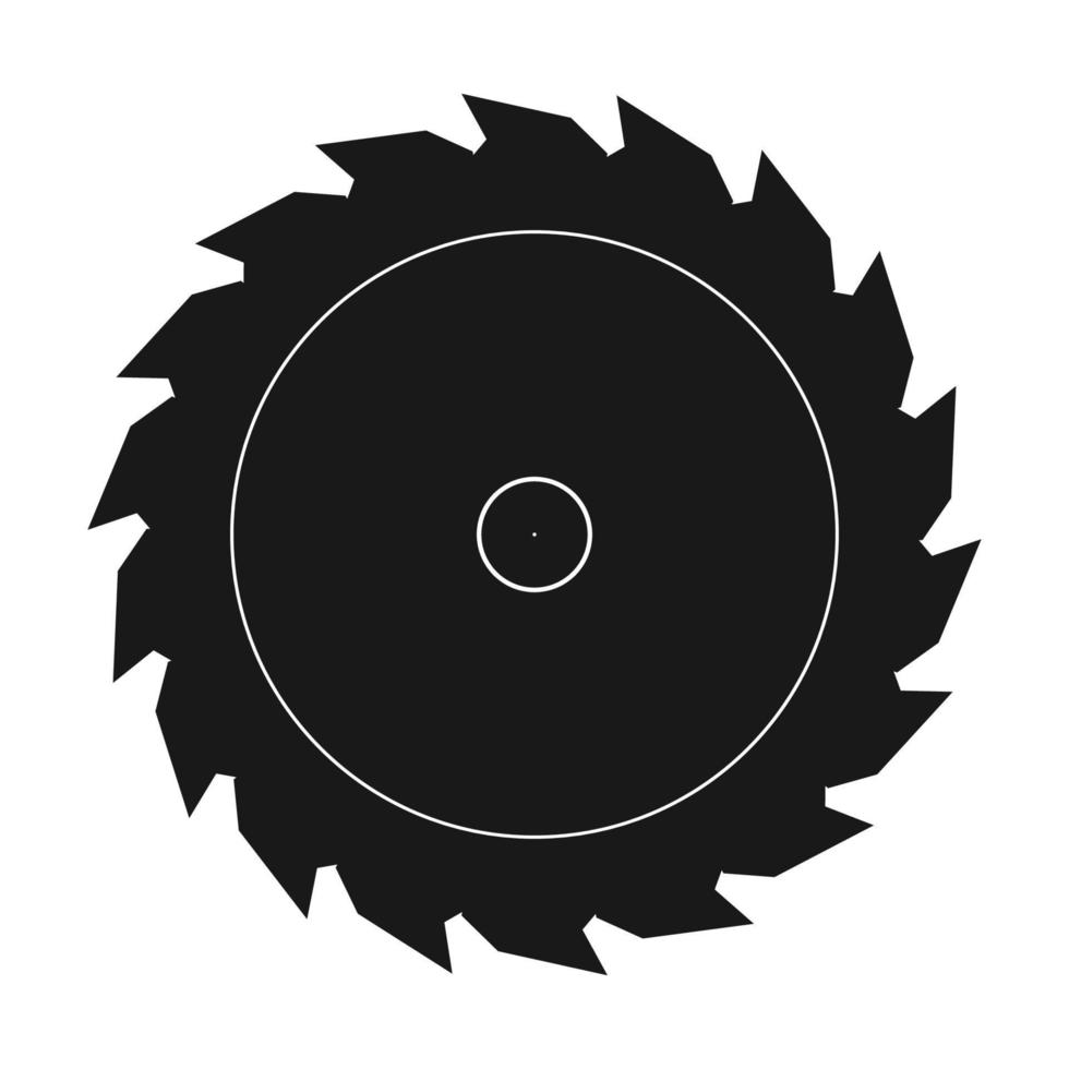 icône de vecteur de scie circulaire