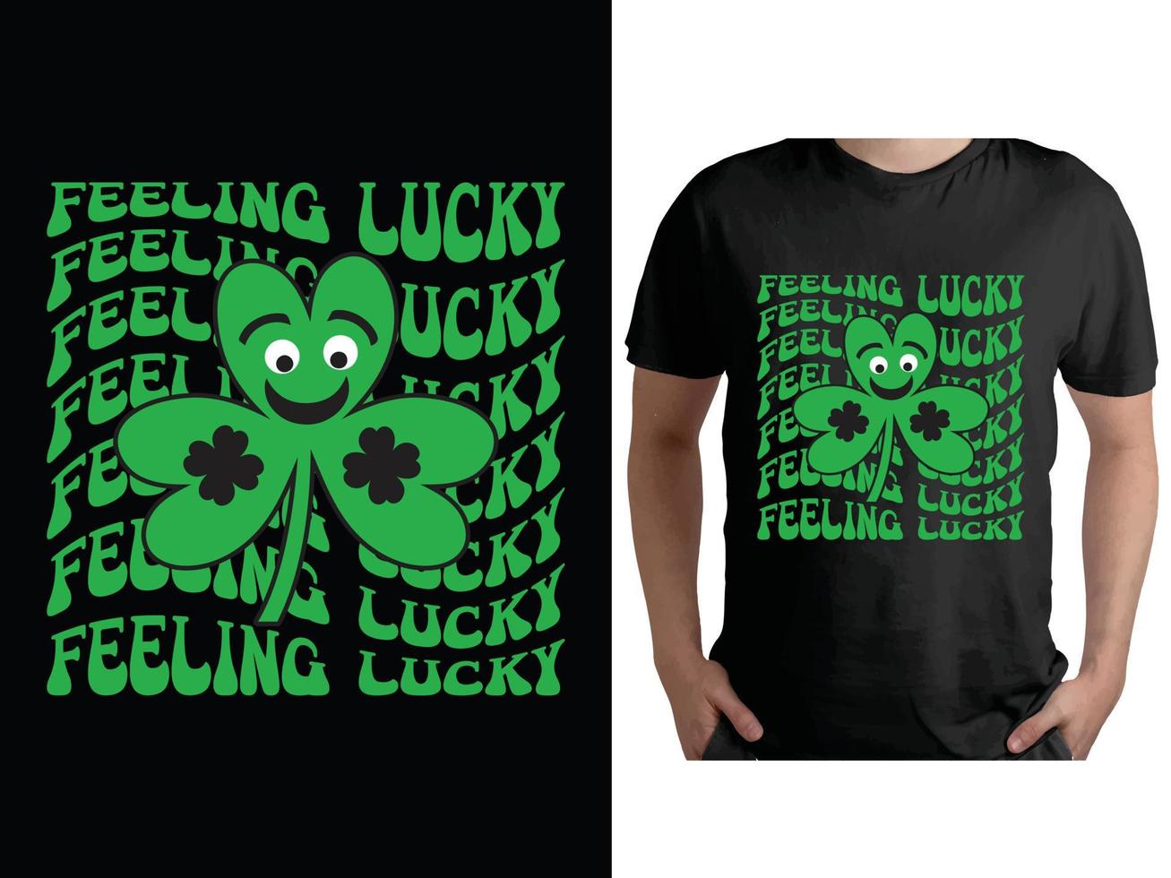 st. patrick's journée T-shirt conception, Saint patrick's journée chemise, chanceux irlandais chemise vecteur