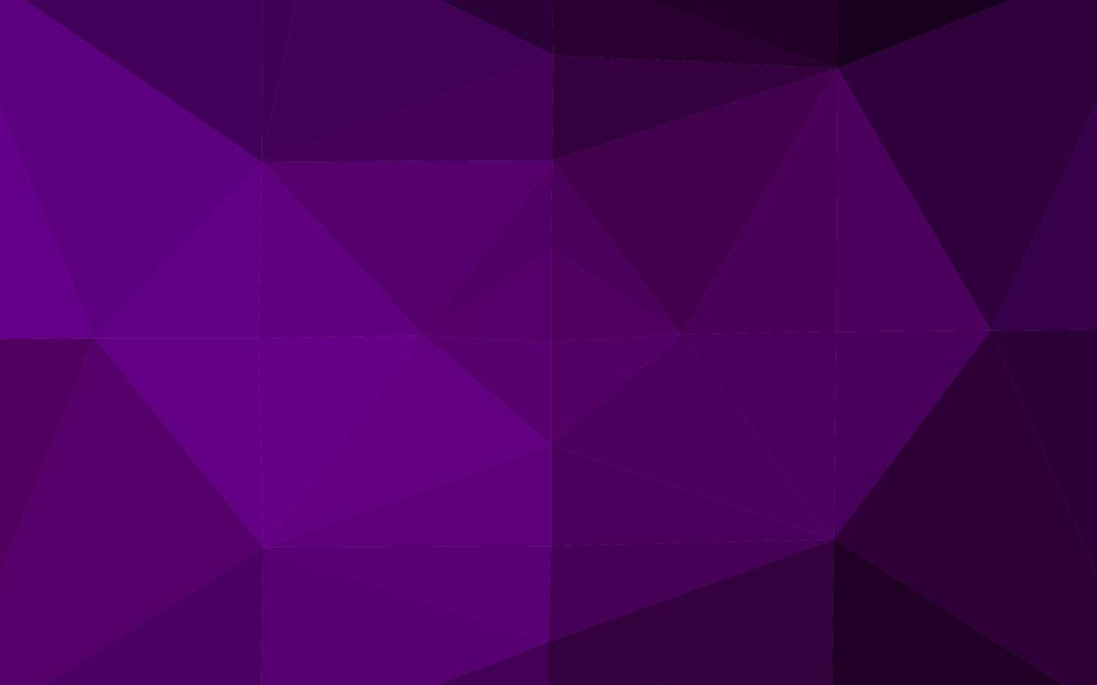 mise en page low poly vecteur violet foncé.