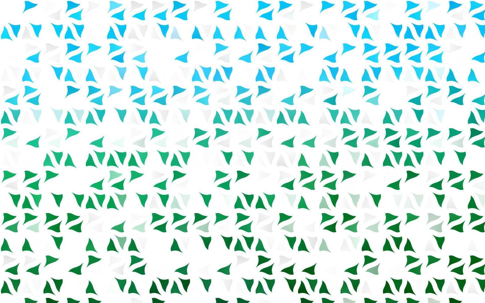 texture vecteur bleu clair et vert dans un style triangulaire.