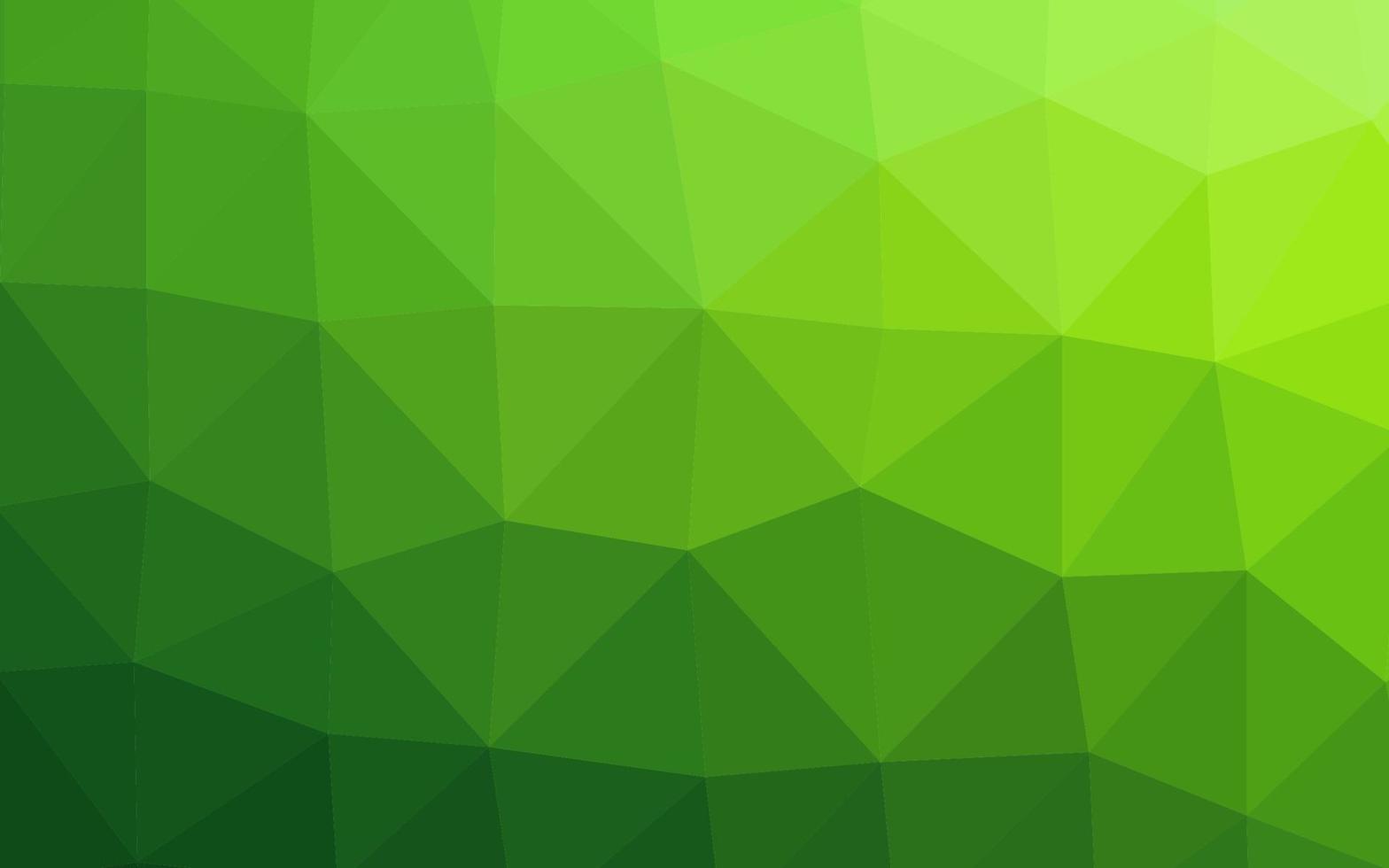 couverture low poly vecteur vert clair.