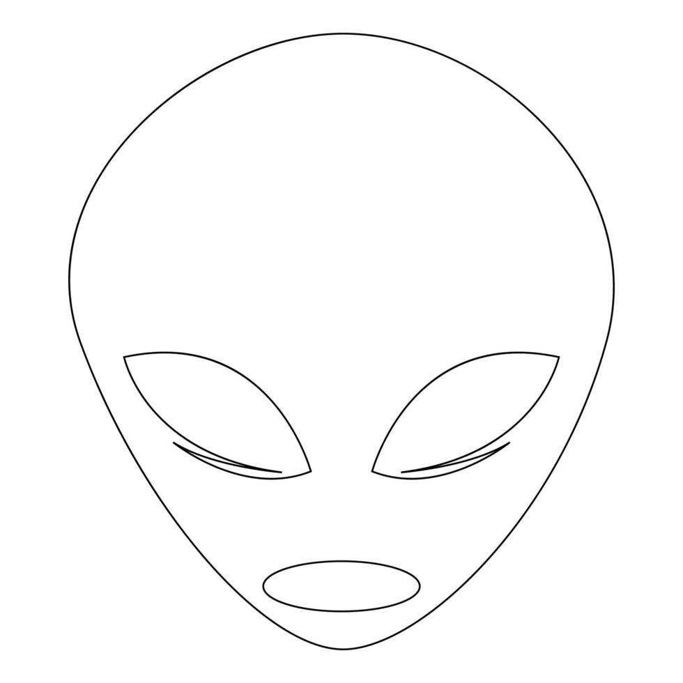 extraterrestre icône vektor vecteur