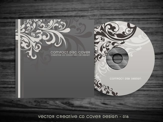 conception de la couverture de cd vecteur