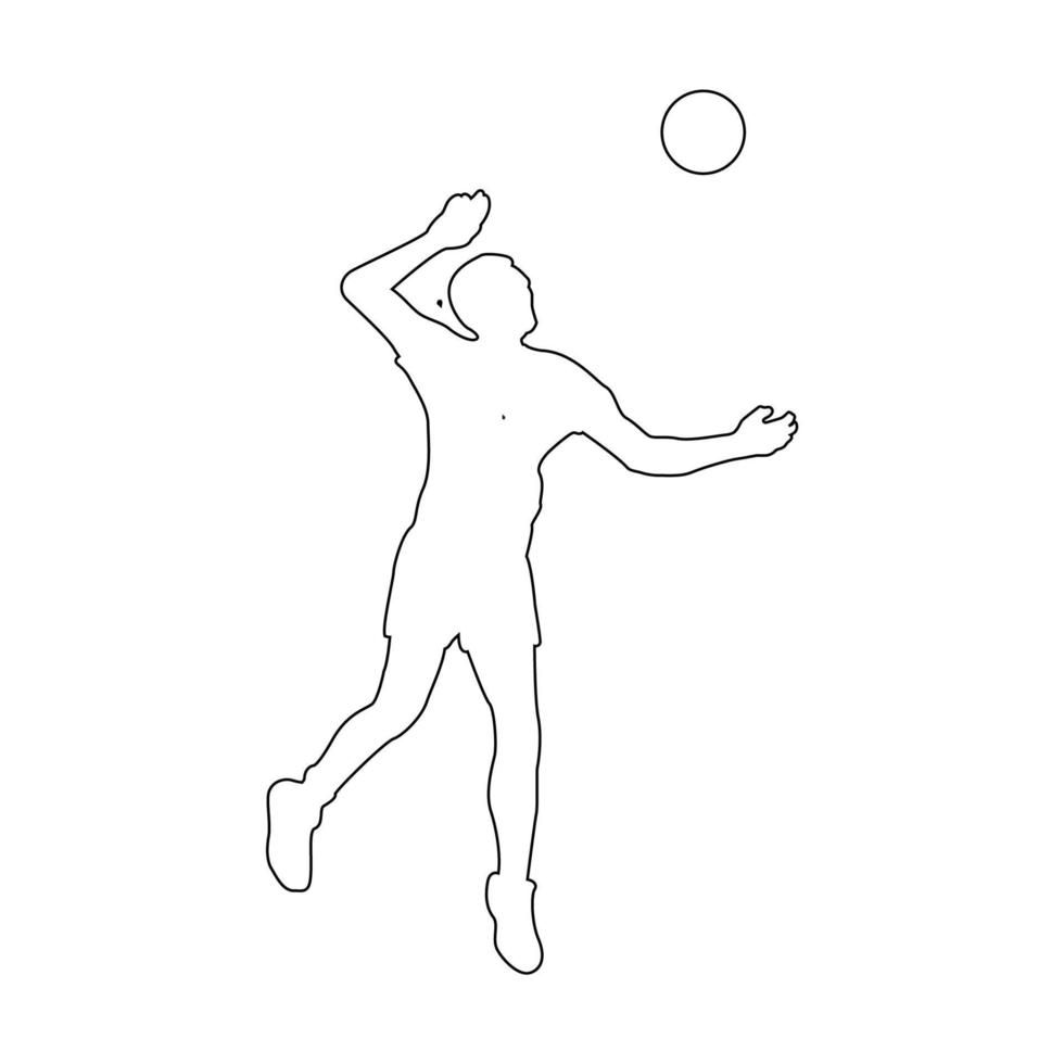 volley-ball icône vektor vecteur