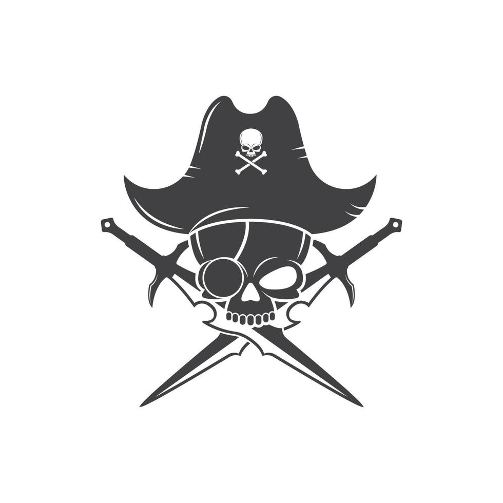 pirate vecteur icône illustration conception