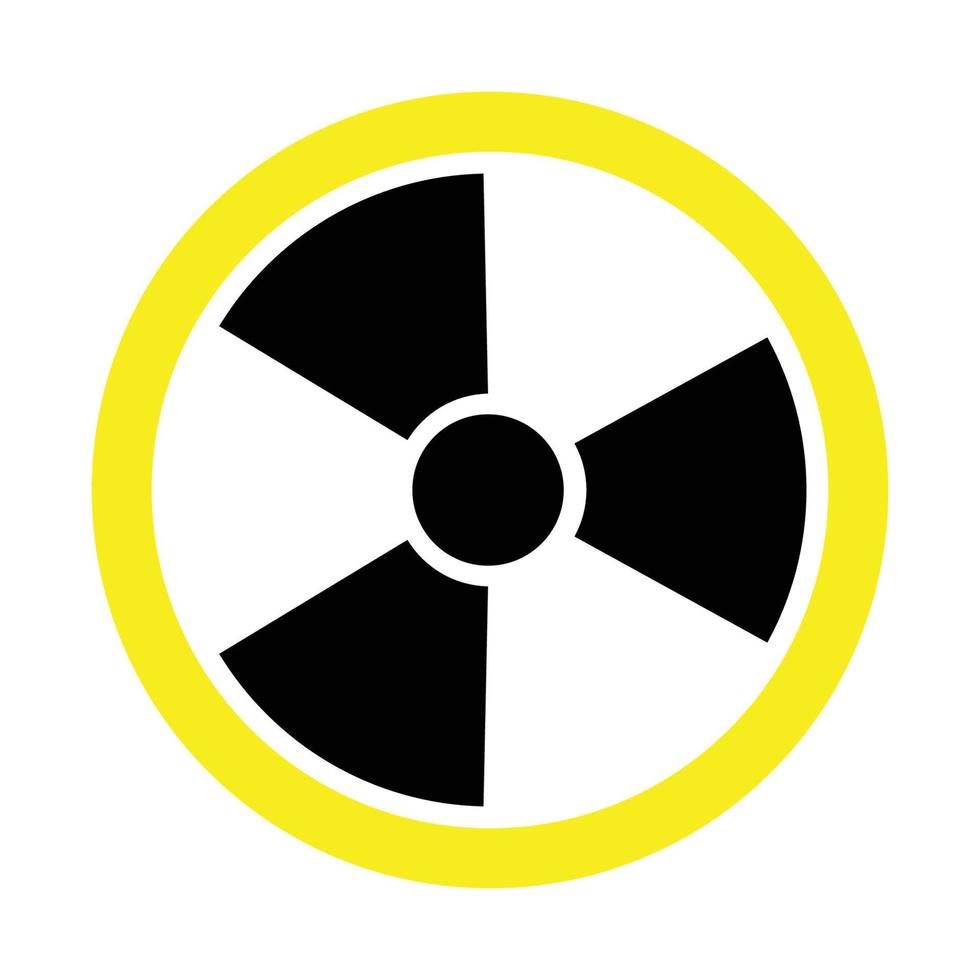 radiation icône vecteur