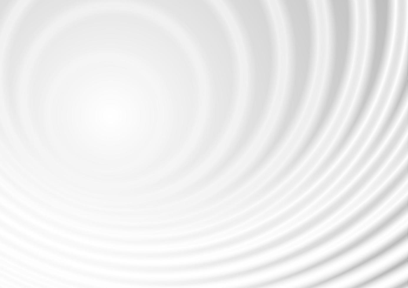 gris blanc lisse cercles abstrait technologie Contexte vecteur