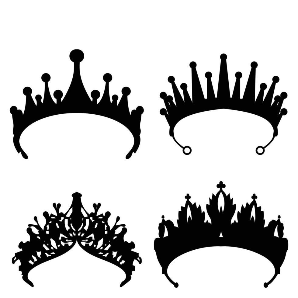 la mariée couronne icône vecteur