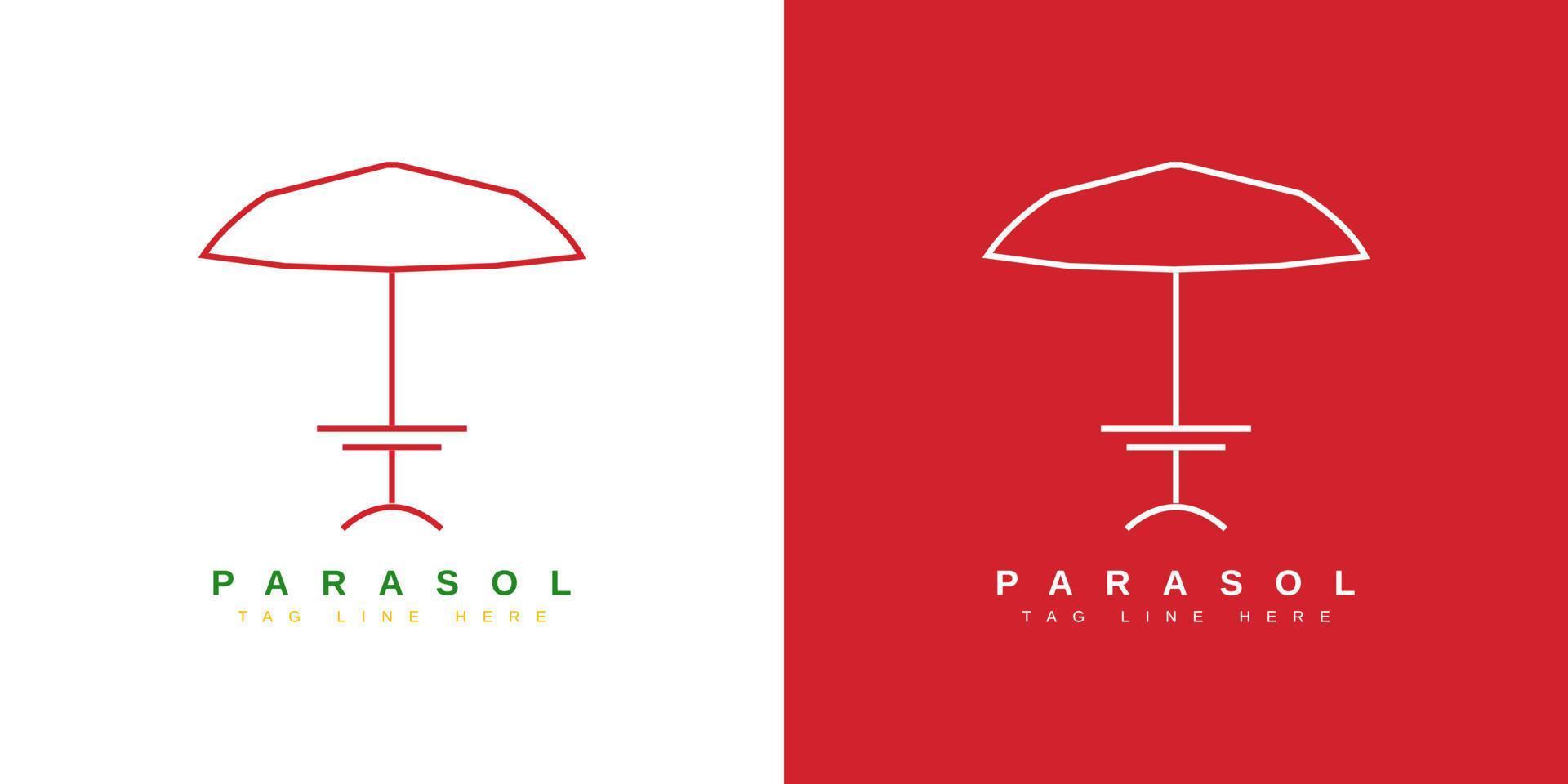 parapluie conception logo modèle. pouvez être utilisé pour affaires et l'image de marque logo vecteur