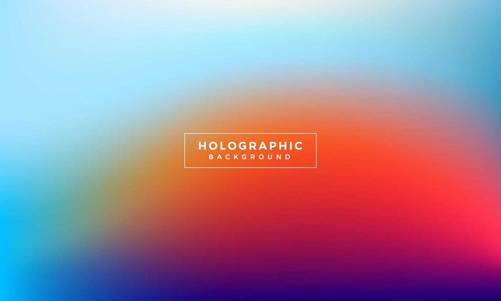 fond holographique abstrait coloré vecteur