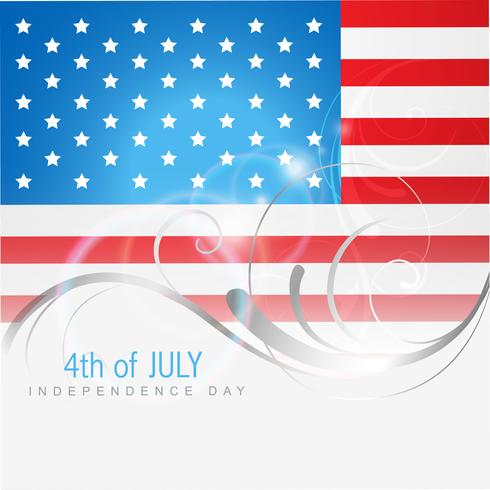 4 juillet fête de l'indépendance américaine vecteur