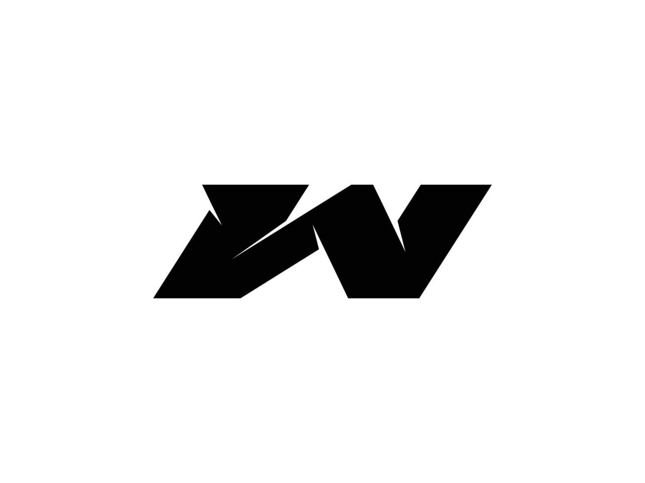 vecteur de conception de logo lettre w