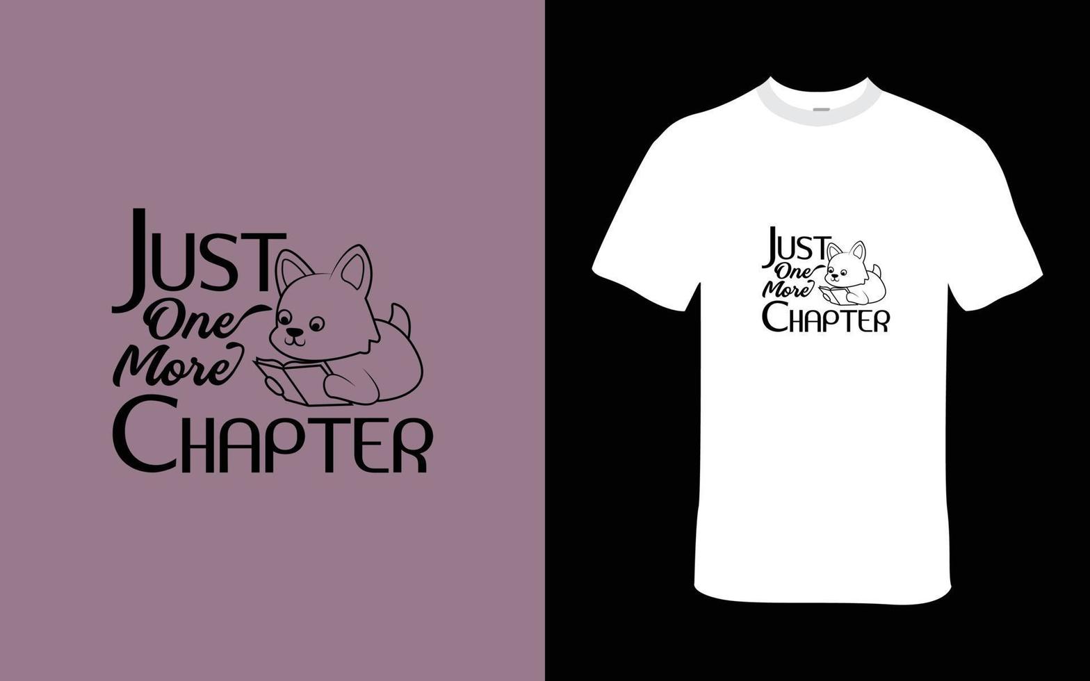 juste un plus chapitre T-shirt conception vecteur