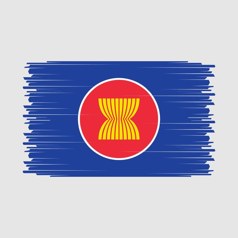 asean drapeau vecteur