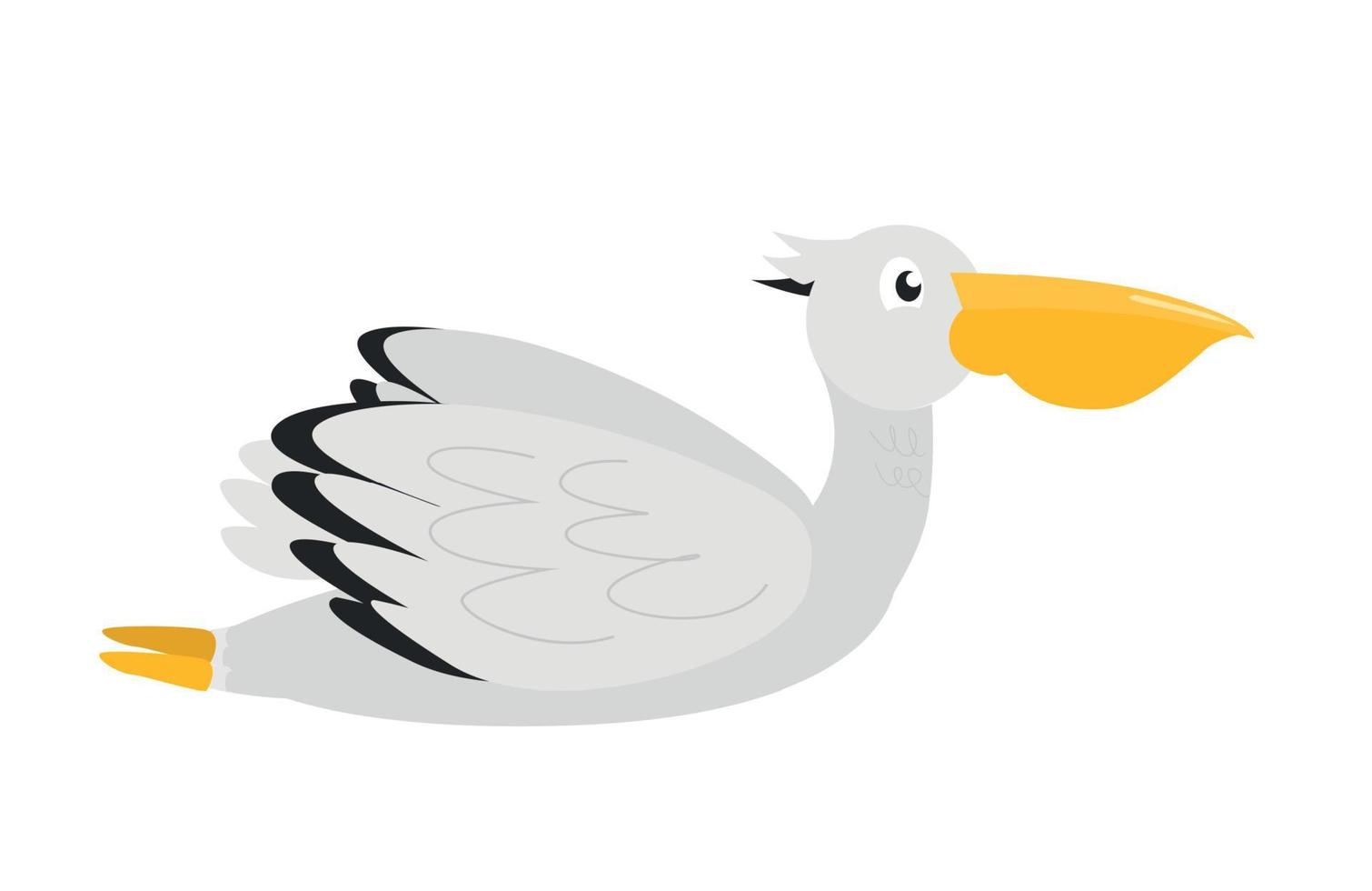 pélican oiseau illustration. pélican personnage vecteur