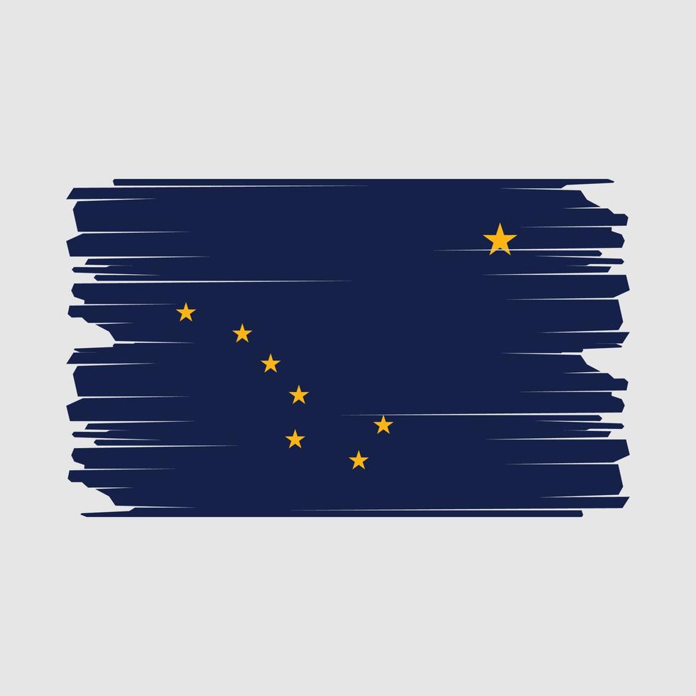 Alaska drapeau illustration vecteur