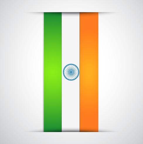 drapeau indien vecteur