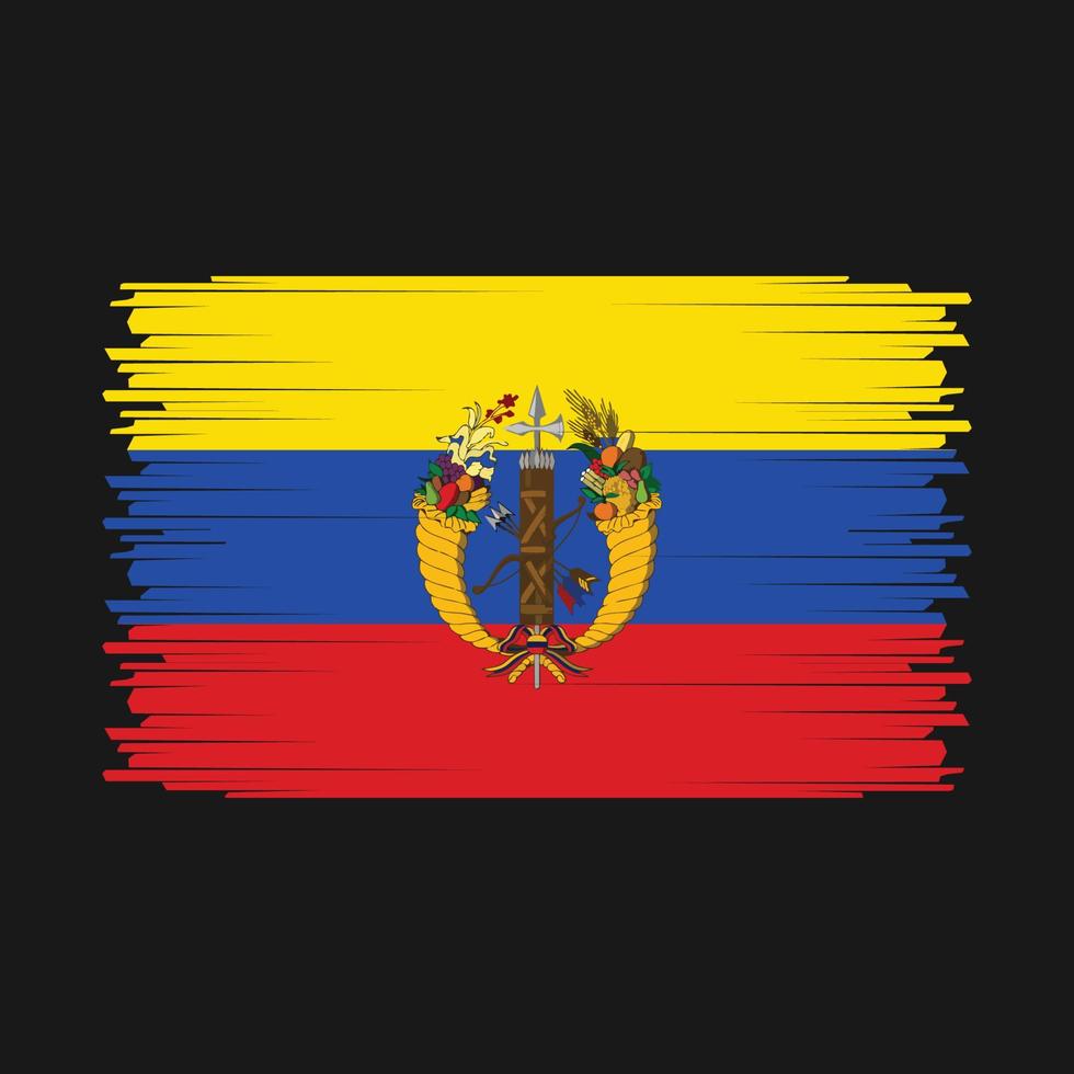 vecteur de drapeau colombie