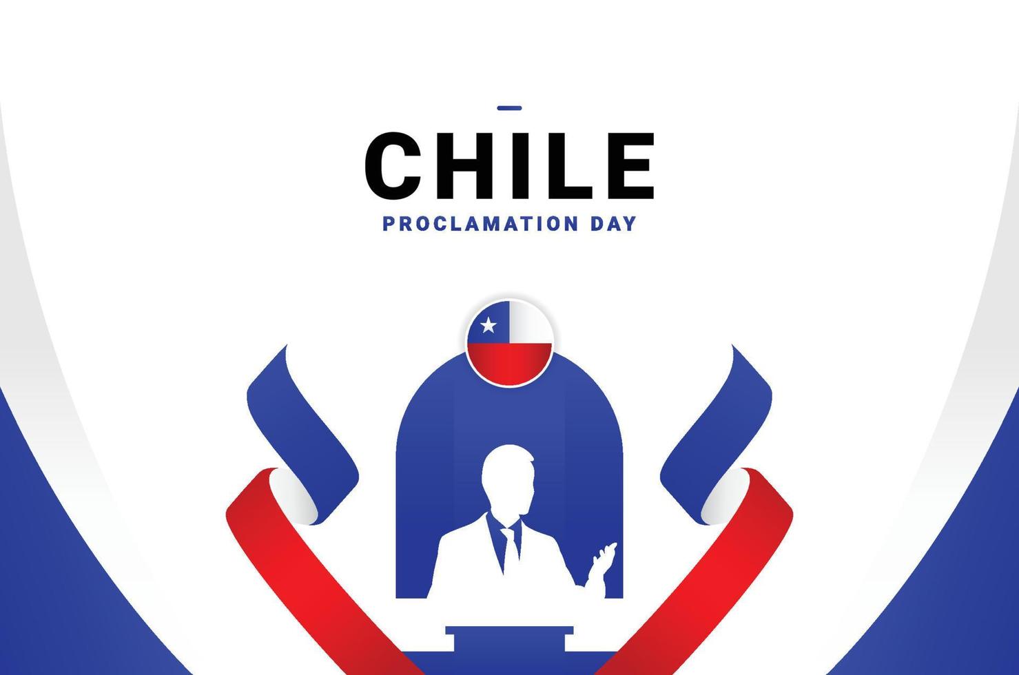 Chili proclamation journée conception vecteur