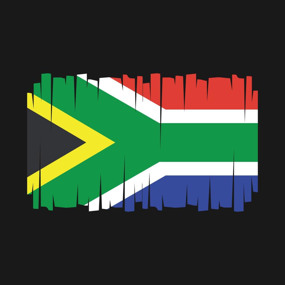 vecteur de drapeau afrique du sud