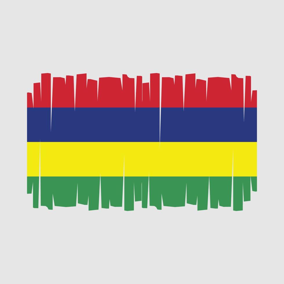 vecteur de drapeau de l'ile maurice