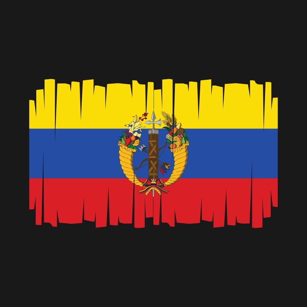 vecteur de drapeau colombie