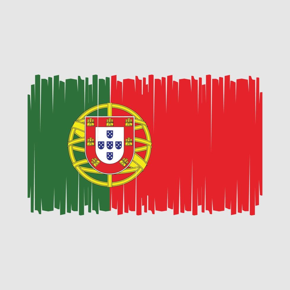 vecteur de drapeau portugais