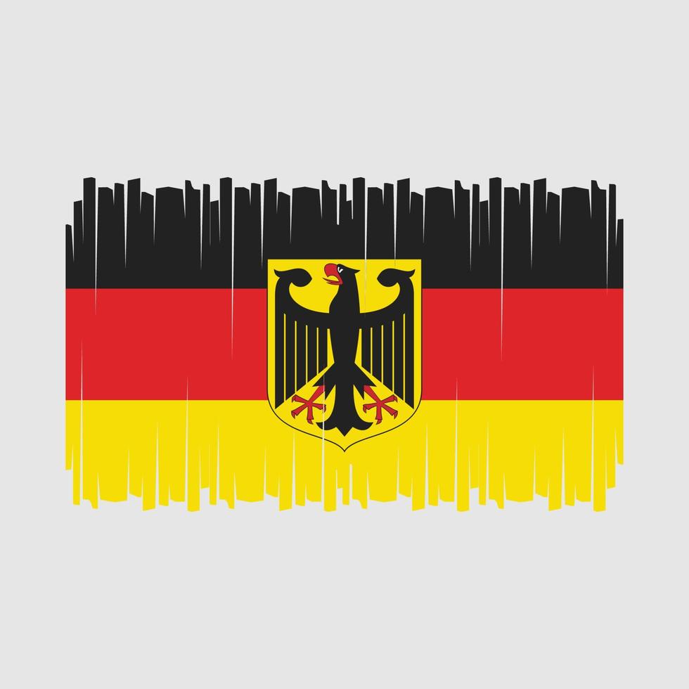 vecteur de drapeau de l'allemagne