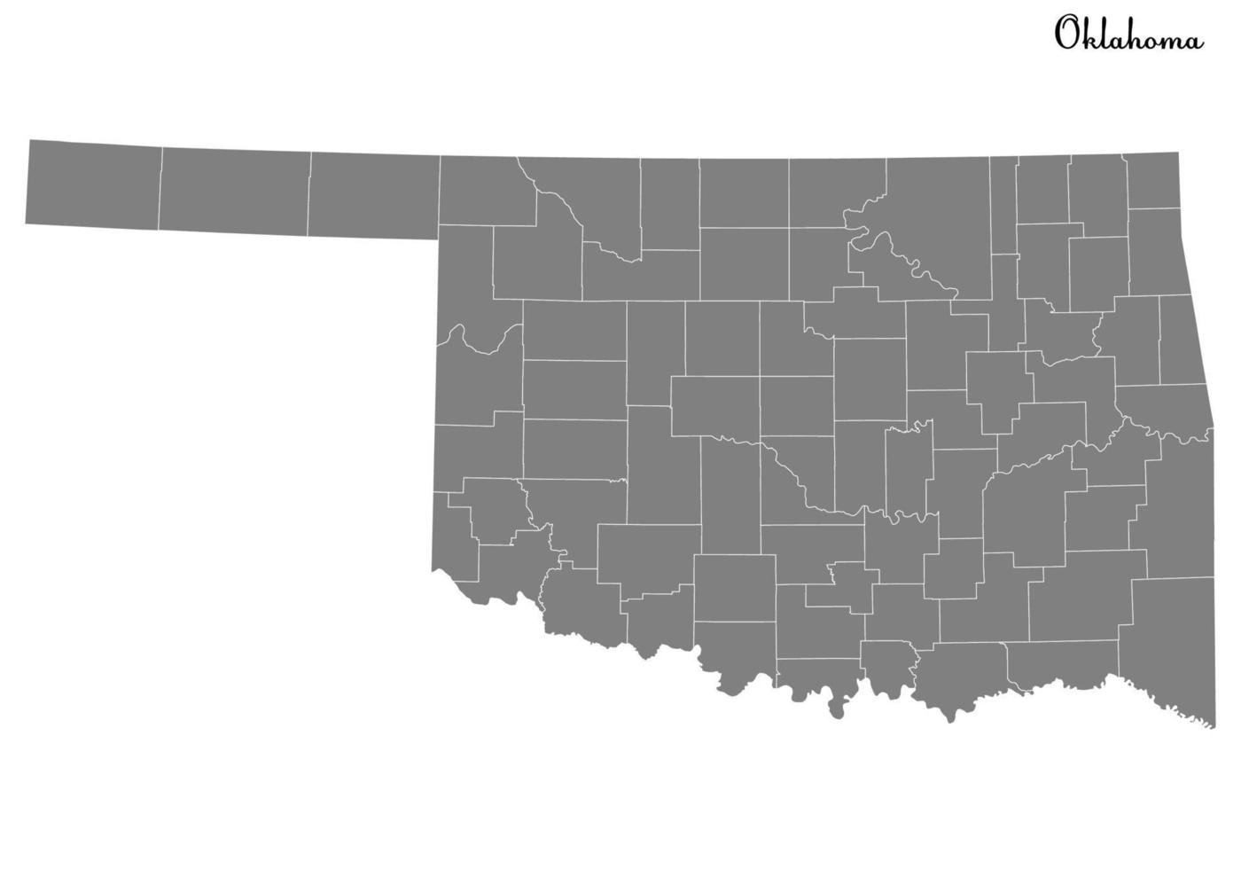 carte de haute qualité de l'état des états-unis vecteur