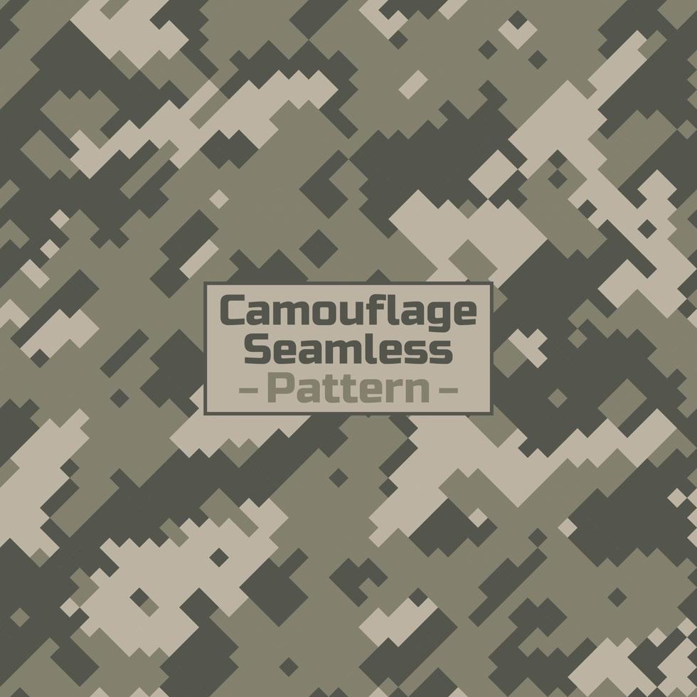 pixel vague le sable marron camouflage. sans couture numérique camo modèle. militaire élégant texture. vecteur Urbain tissu, textile impression conceptions.