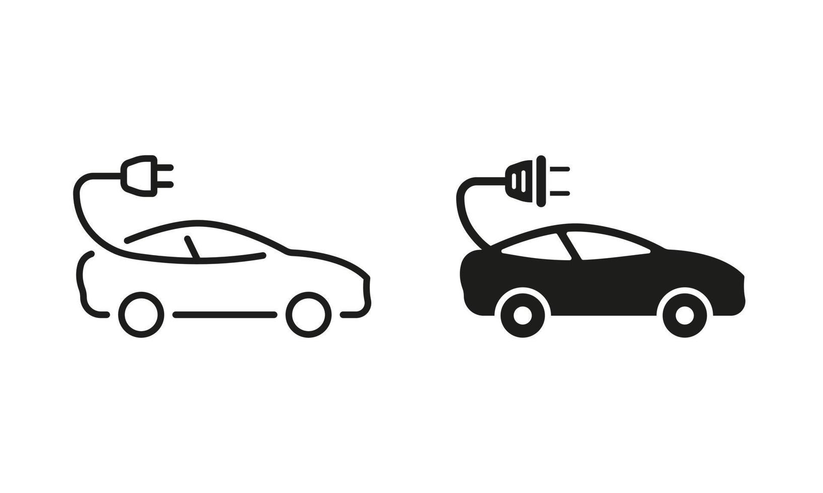 Autocollant De Précaution De Voiture Hybride Sauvez Le Panneau  D'avertissement D'automobile D'énergie Icône De Prise électrique D  Illustration de Vecteur - Illustration du énergie, noir: 97552386