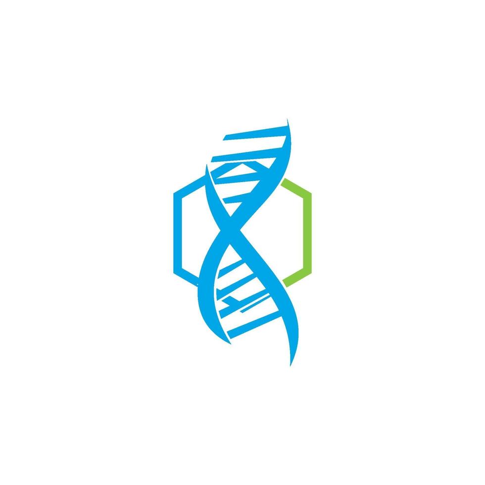 concept d'icône illustration santé génétique design vecteur