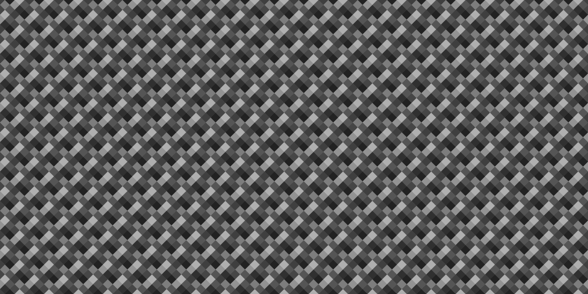 foncé noir pixel mosaïque abstrait sans couture géométrique la grille Contexte vecteur