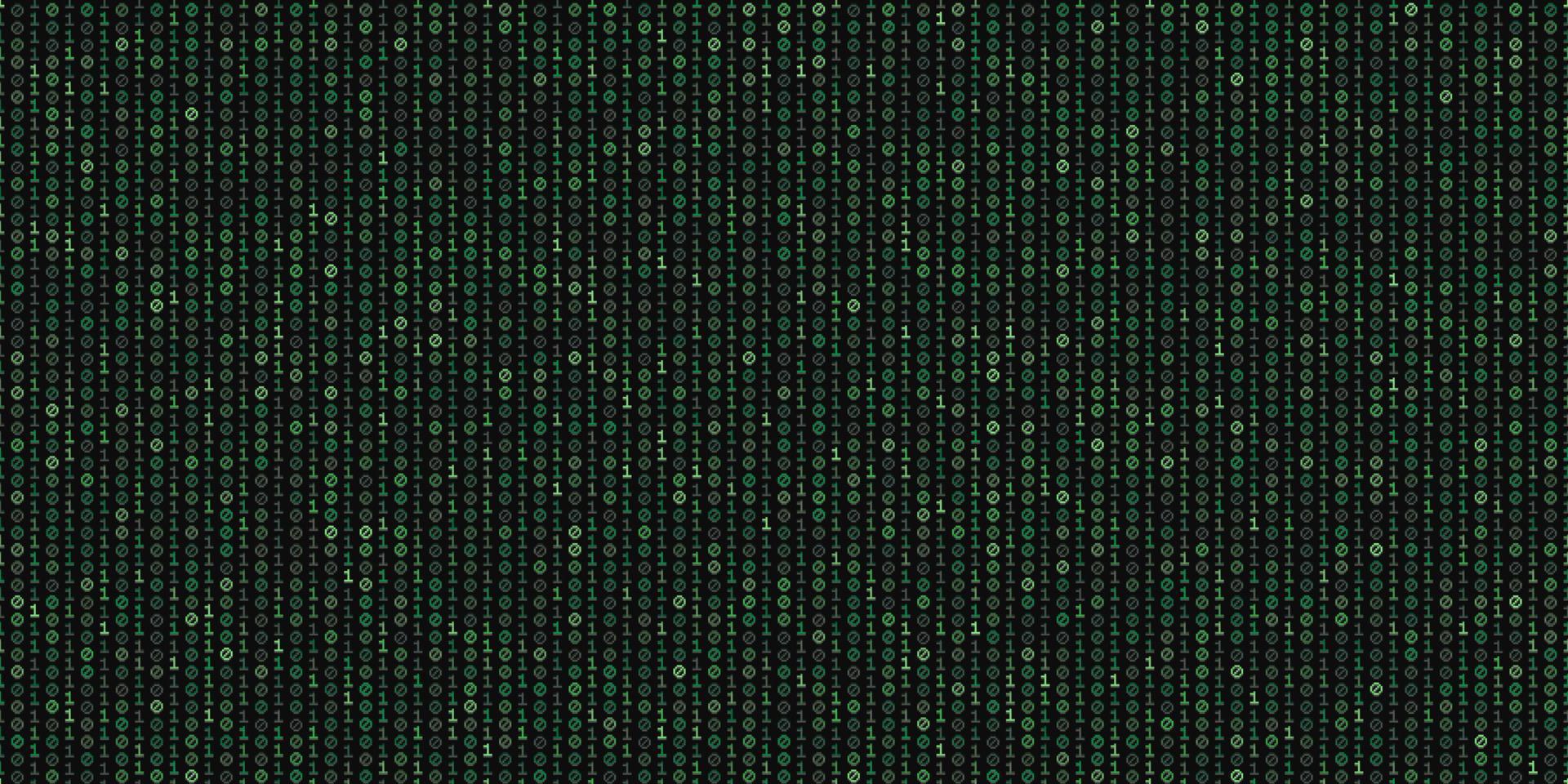 gros Les données illustration binaire code sans couture modèle vecteur