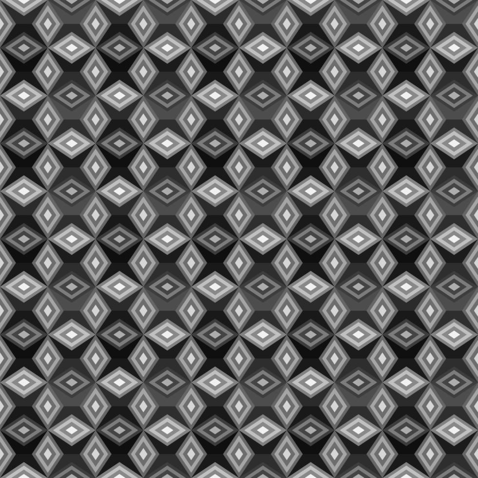 foncé noir mosaïque abstrait sans couture géométrique la grille Contexte vecteur