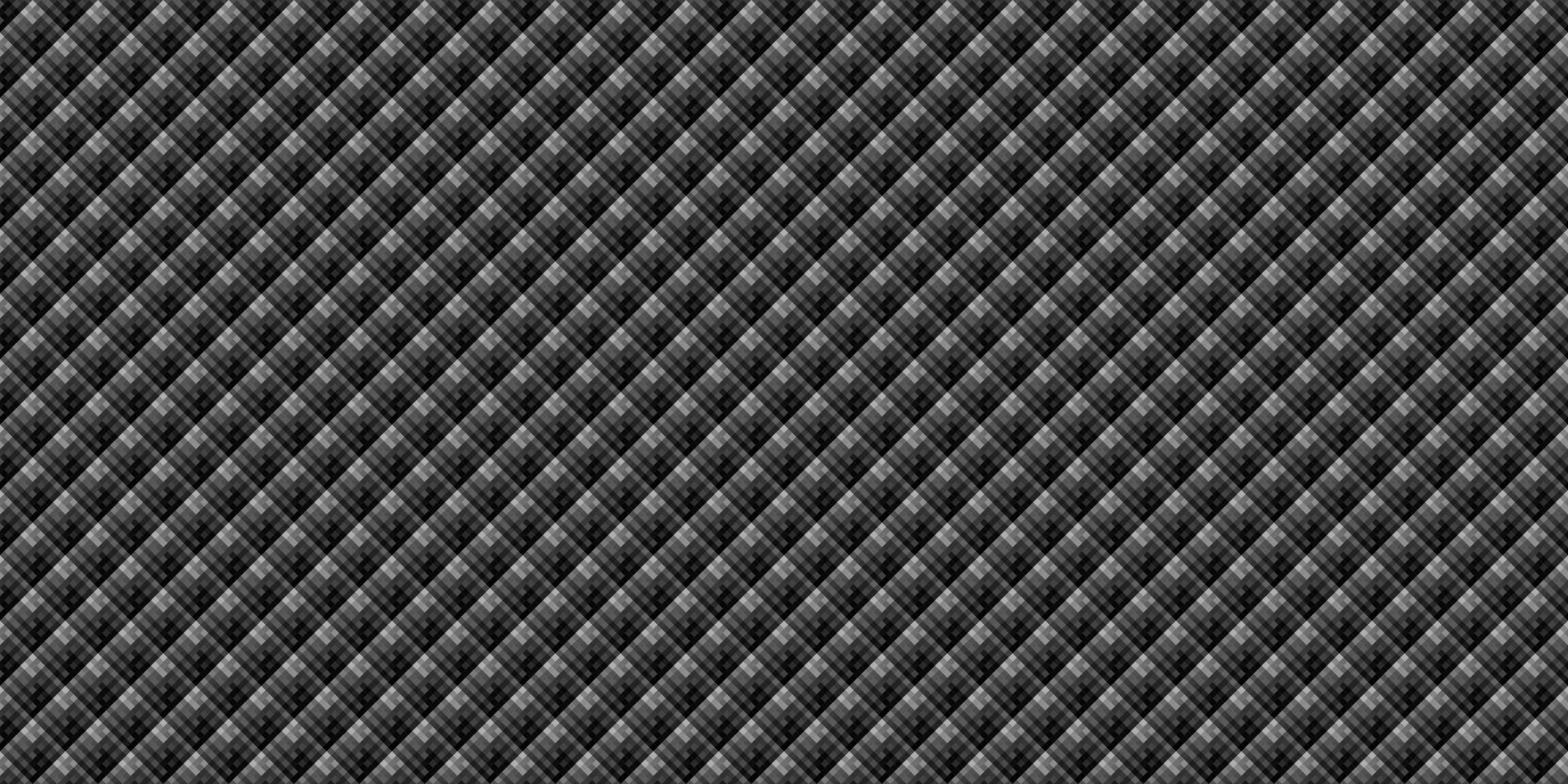 foncé noir pixel mosaïque abstrait sans couture géométrique la grille Contexte vecteur