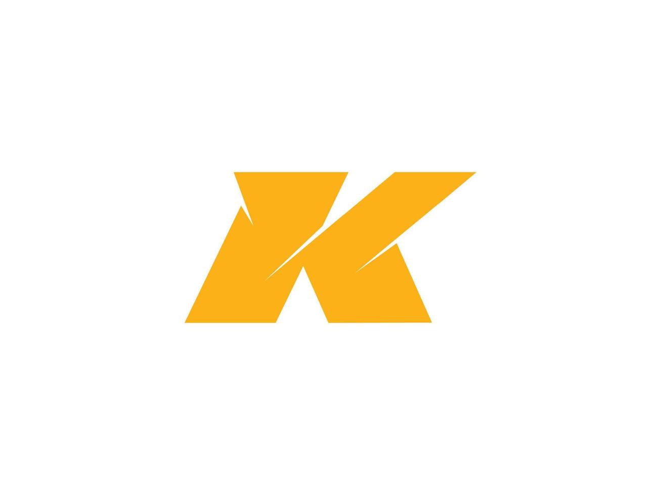 moderne lettre k logo conception vecteur