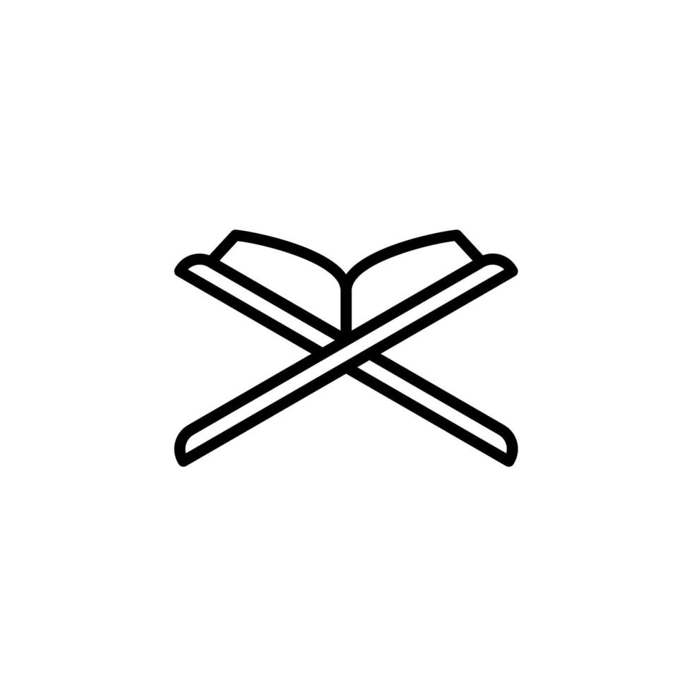 illustration de coran icône vecteur